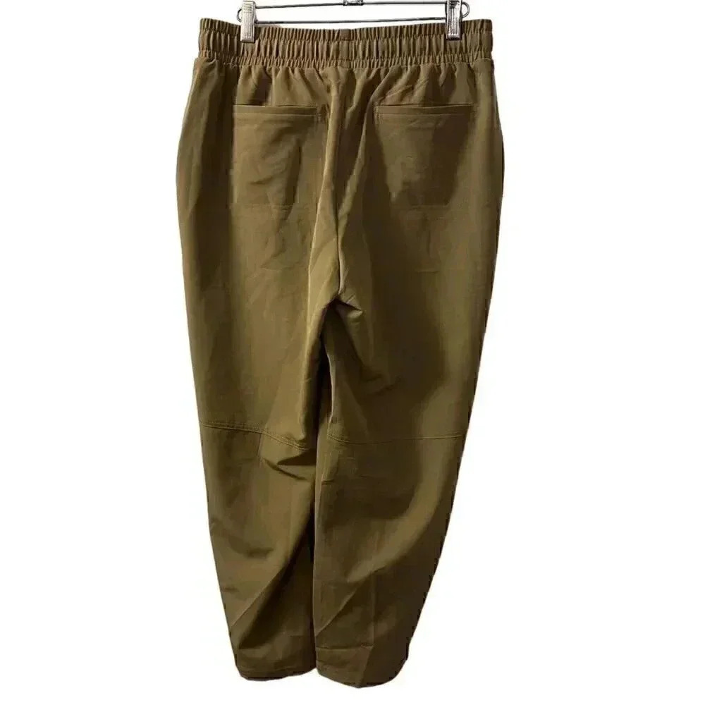 Mondetta women's pants ankle high rise tan size Medium - Picture 2 of 12